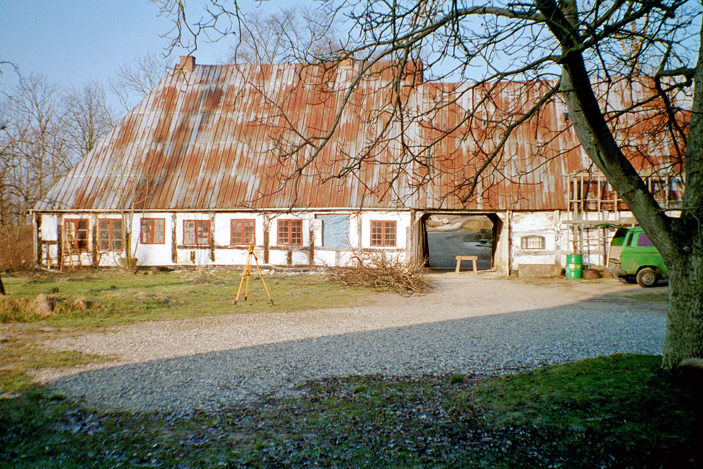 Ældre billede af forvalterboligen på Søbygaard